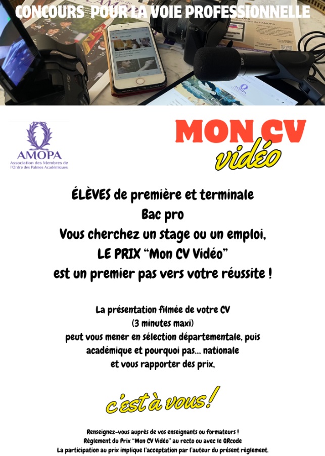 Mon CV video - Lycee Pro 2025