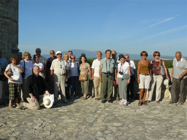 Le groupe à Ménerbes